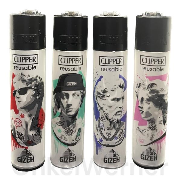 GIZEH Statues Clipper Feuerzeuge
